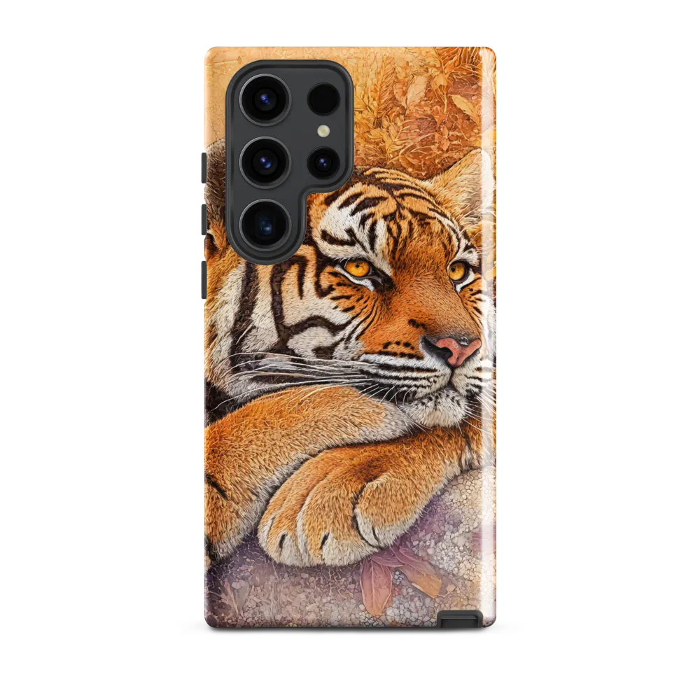 Serenity of the Tiger | Phone Case |  S23 Ultra | Tough Case | Glossy