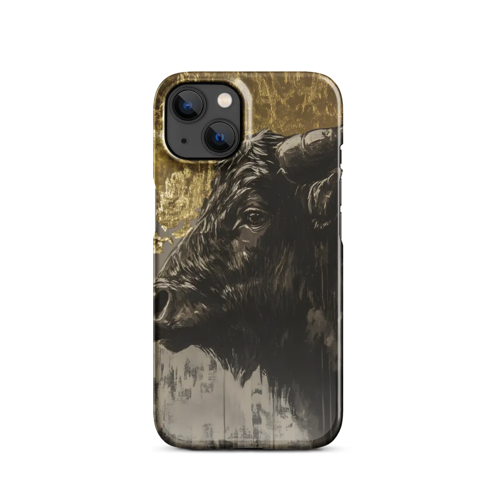 Majestic Bull Against the Golden Horizon