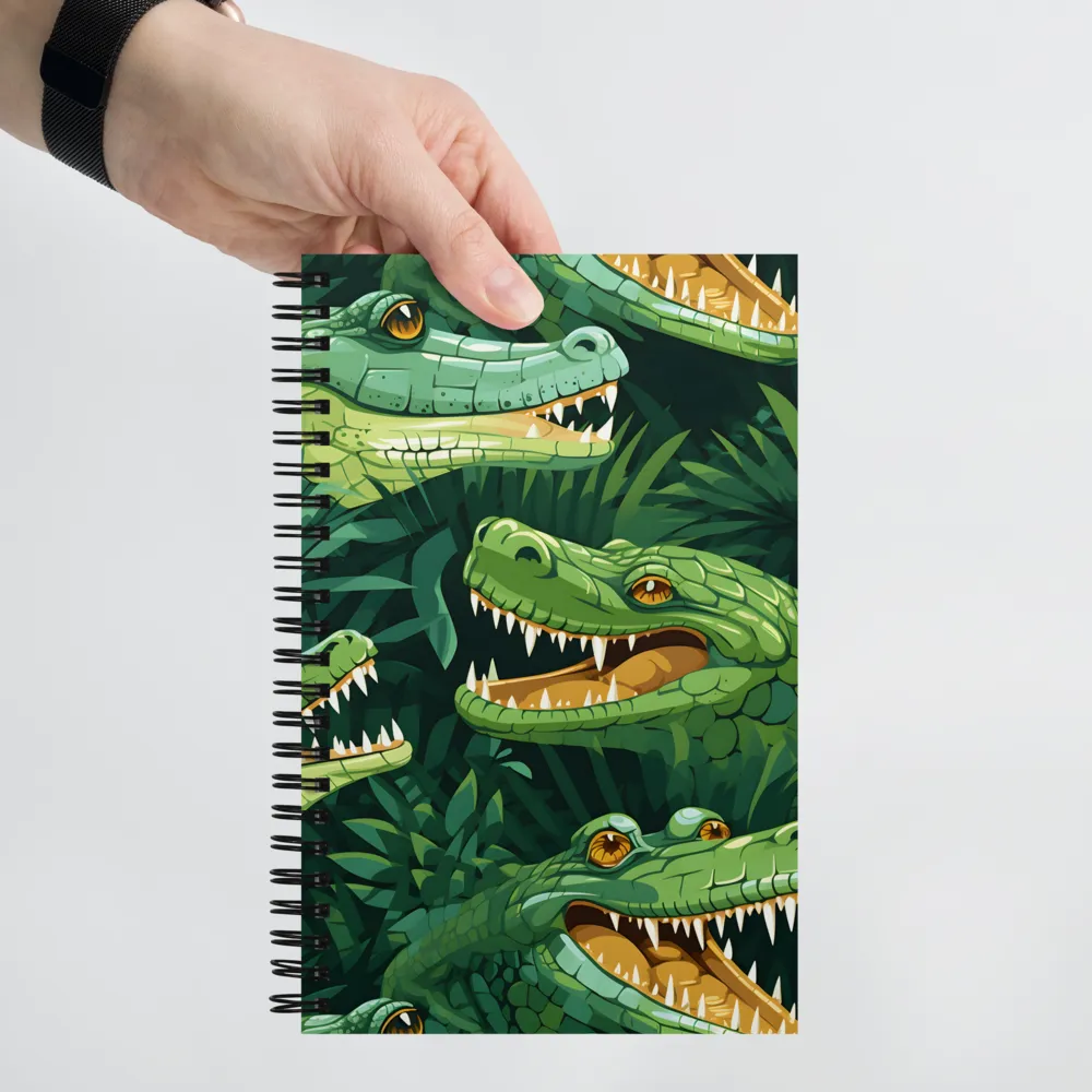 Fierce Crocodilian Medley | Spiral Notebook