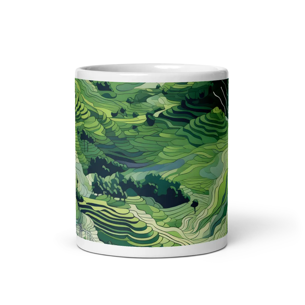 Harmony of the Lush Landscape | Mug with White inside | 11 oz