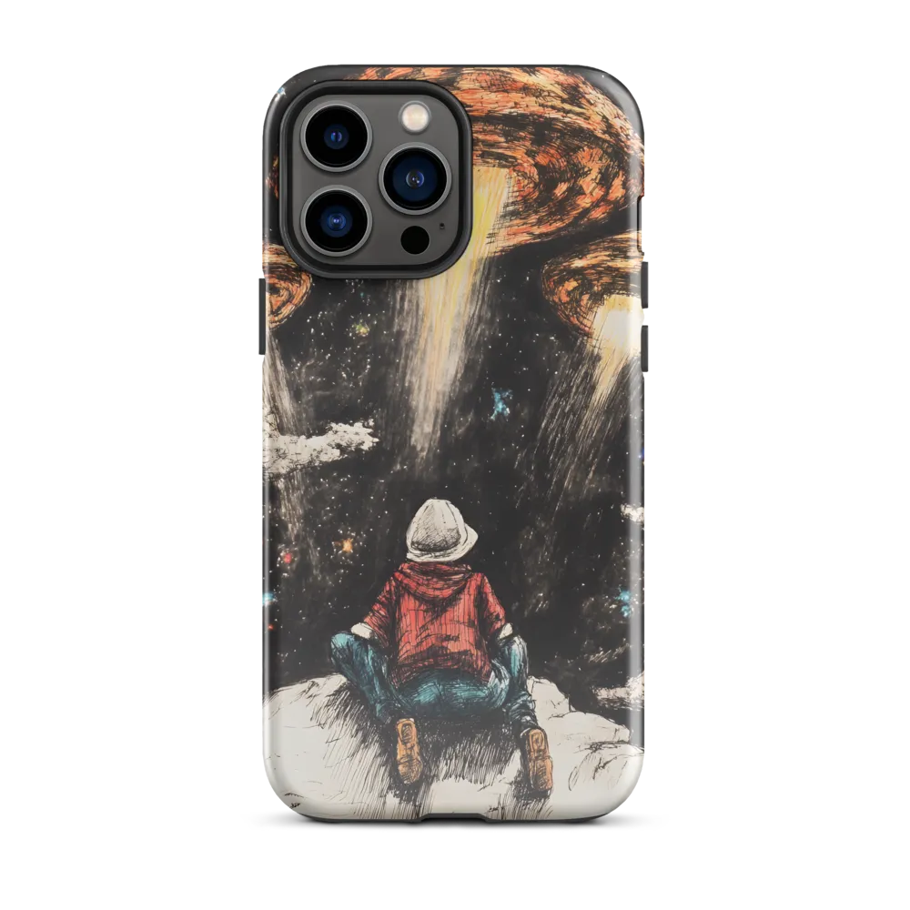 Gazing into the Unknown: A Child's Wonder in Space