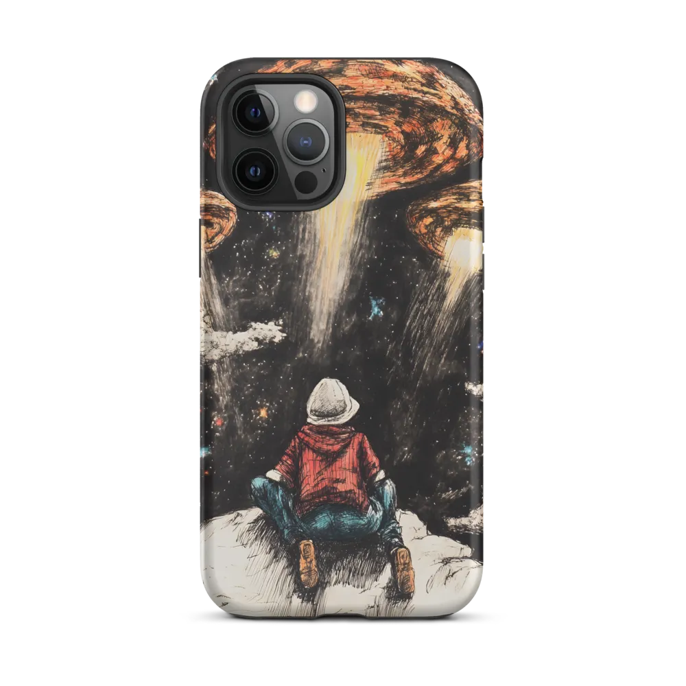 Gazing into the Unknown: A Child's Wonder in Space