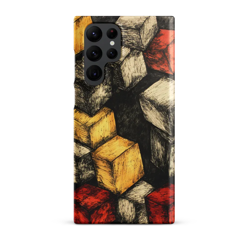 Dynamic Cubes: An Exploration in Color and Form | Phone Case |  S22 Ultra | Snap Case | Matte