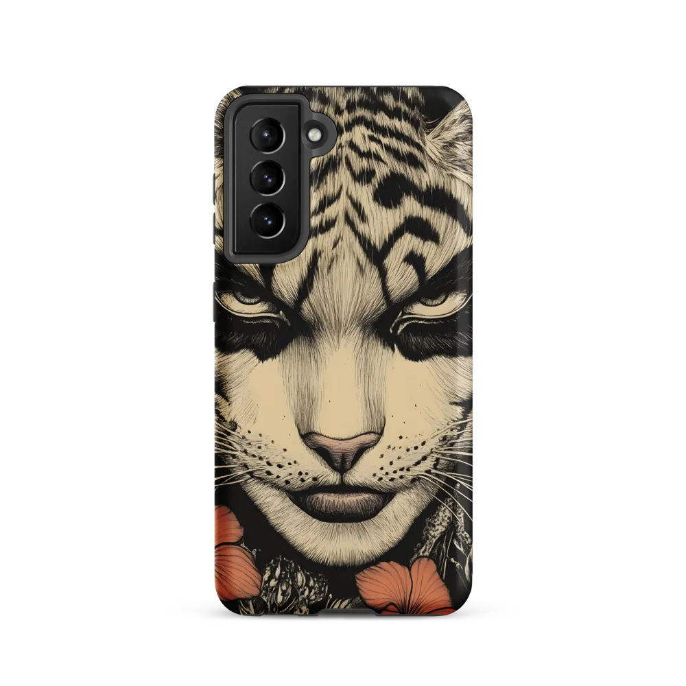 Feline Majesty: The Human-Leopard Connection | Phone Case |  S21 | Tough Case | Matte