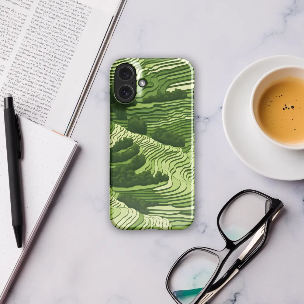 Waves of Green: An Abstract Landscape
