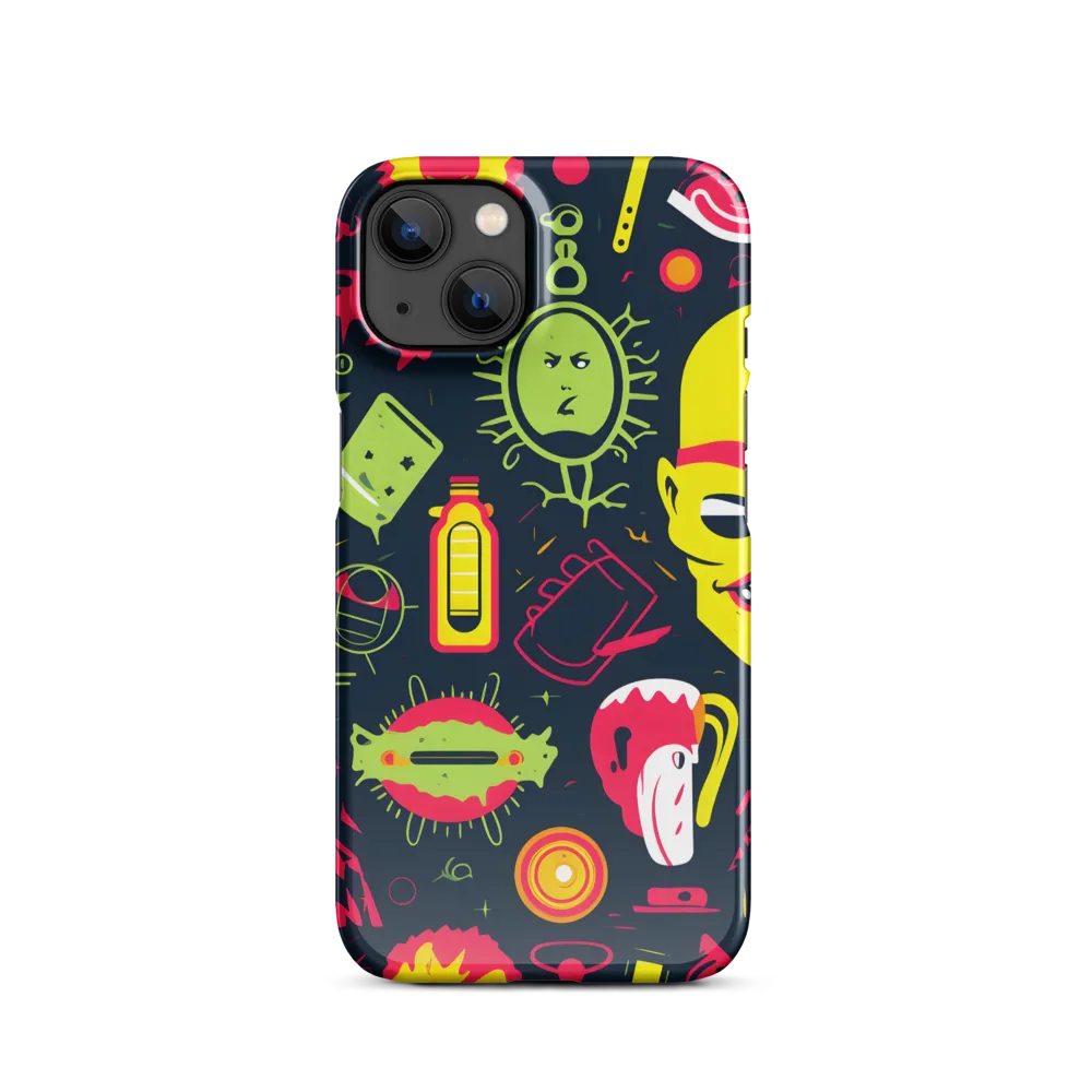 Neon Revelry: A Quirky Exploration of Modern Pop Art