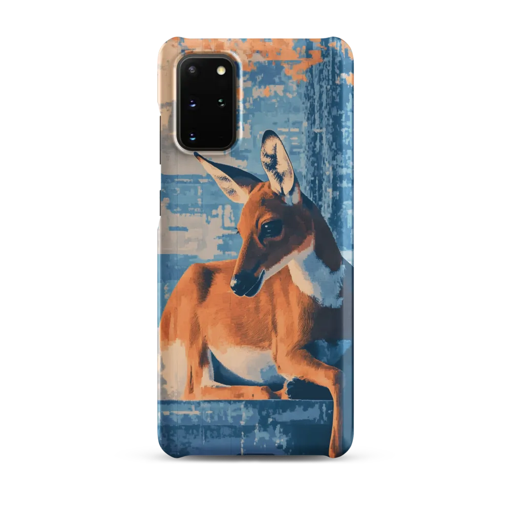 Serenity in Color: The Reclining Deer | Phone Case |  S20 Plus | Snap Case | Matte