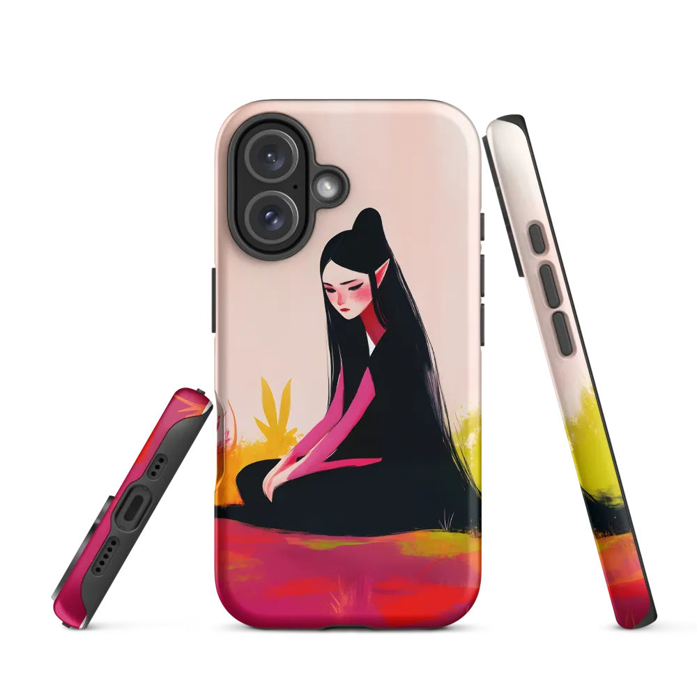 Whispers of Solitude | Phone Case |  16 | Tough Case | Matte