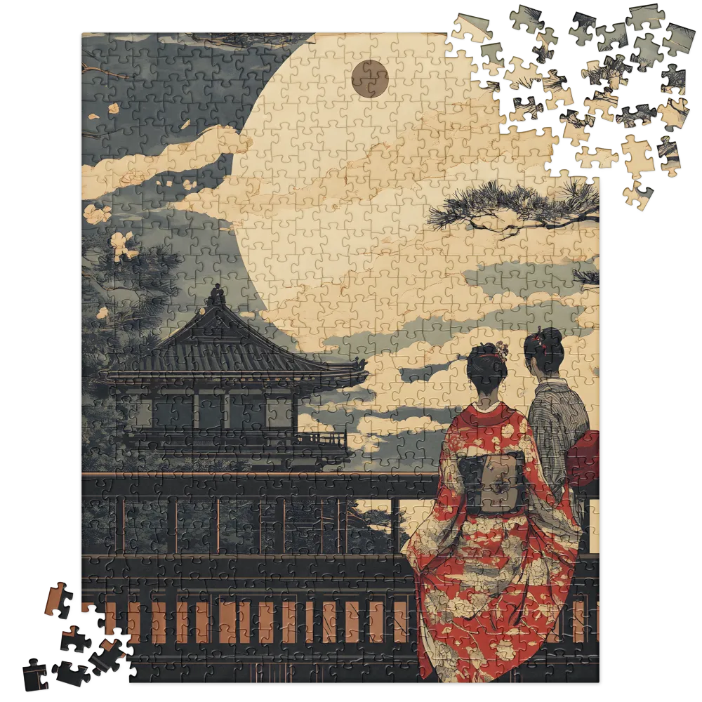 Under the Embrace of the Moon | Jigsaw Puzzle | 520 pieces