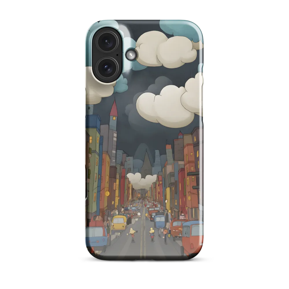 Urban Symphony: A City Awakens at Dusk | Phone Case |  16 Plus | Snap Case | Glossy
