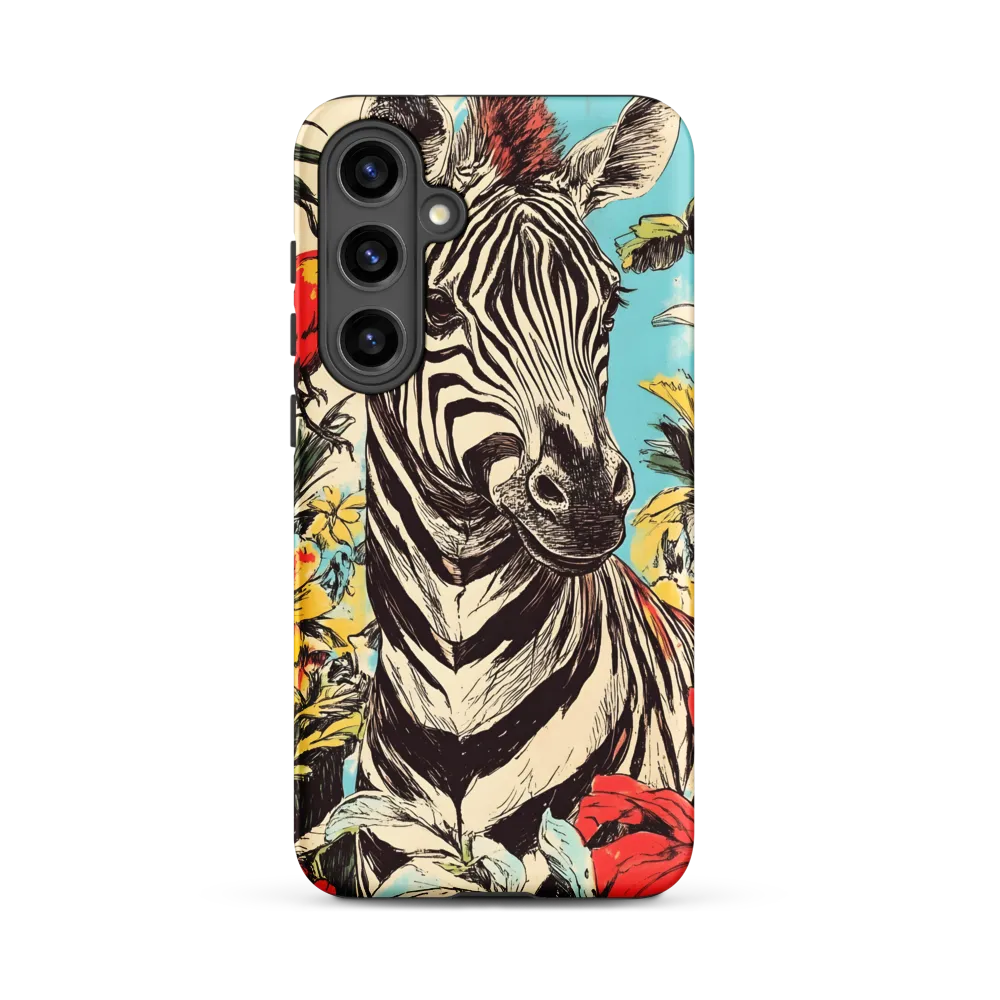 Zebra in Tropical Reverie