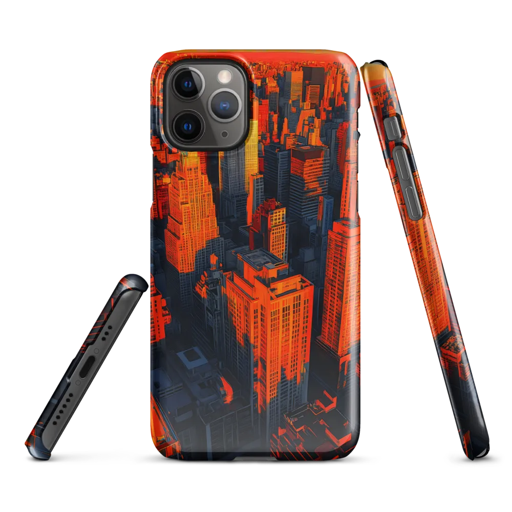 Urban Dawn: A Digital Ode to Skyscrapers | Phone Case |  11 Pro | Snap Case | Glossy