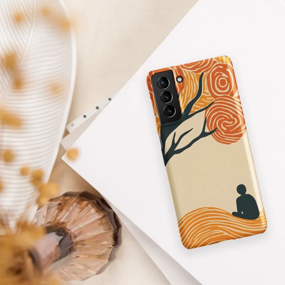 Silent Reflections under Swirling Leaves | Phone Case |  S21 Plus | Snap Case | Matte
