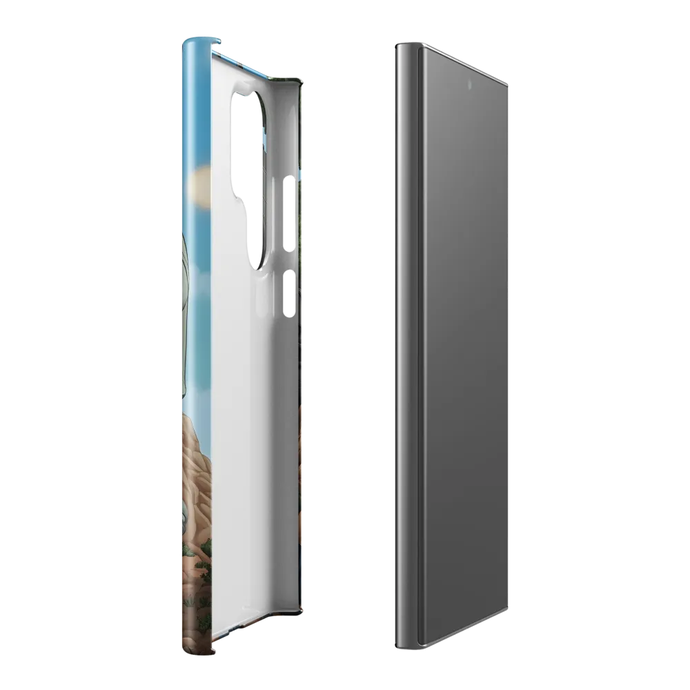The Descent into Technological Abyss | Phone Case |  S23 Ultra | Snap Case | Glossy