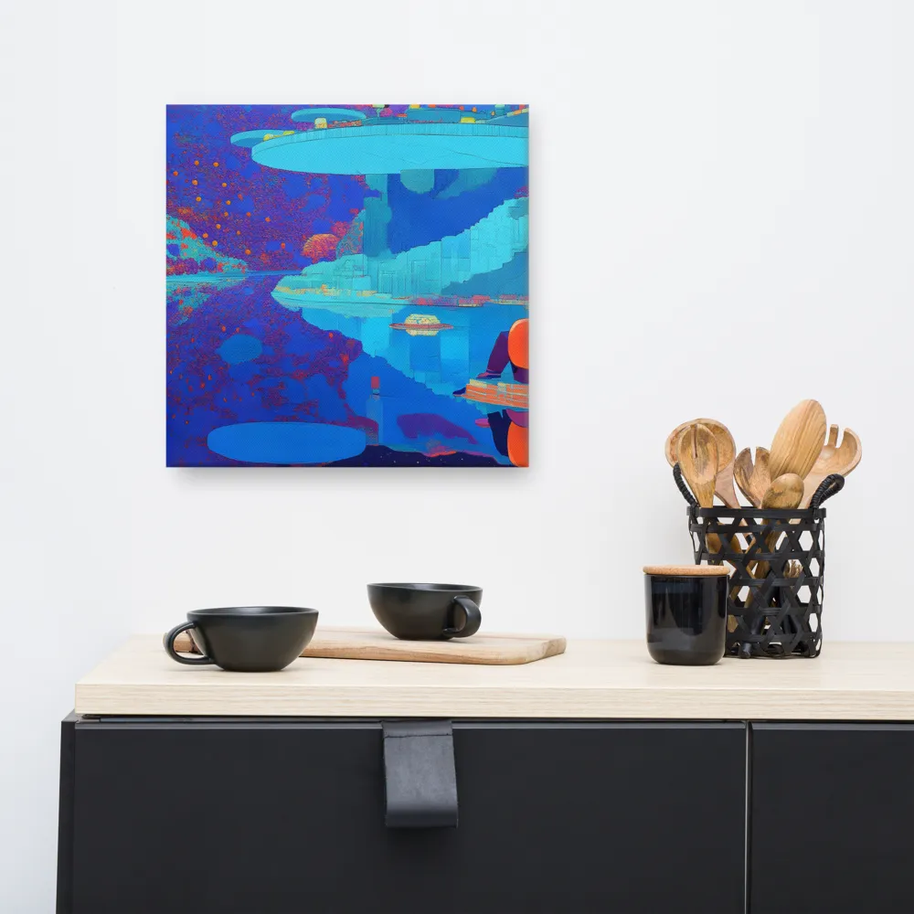 Reflections of Serenity | Canvas | 16″×16″