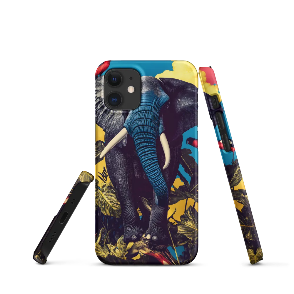 Elephant Dreams in Vibrant Colors | Phone Case |  12 Mini | Snap Case | Matte