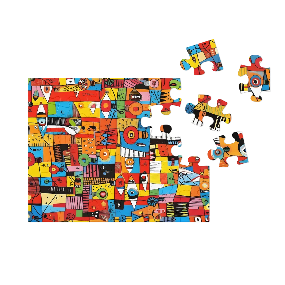 Electric Mosaic 
 Jigsaw Puzzle in Tin Box