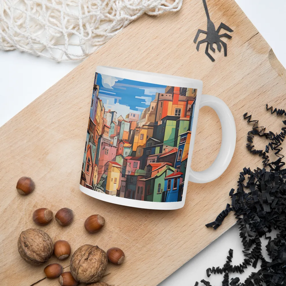 Whimsical Heights: A Vibrant Cityscape | Mugs | Multiple Sizes & Colors