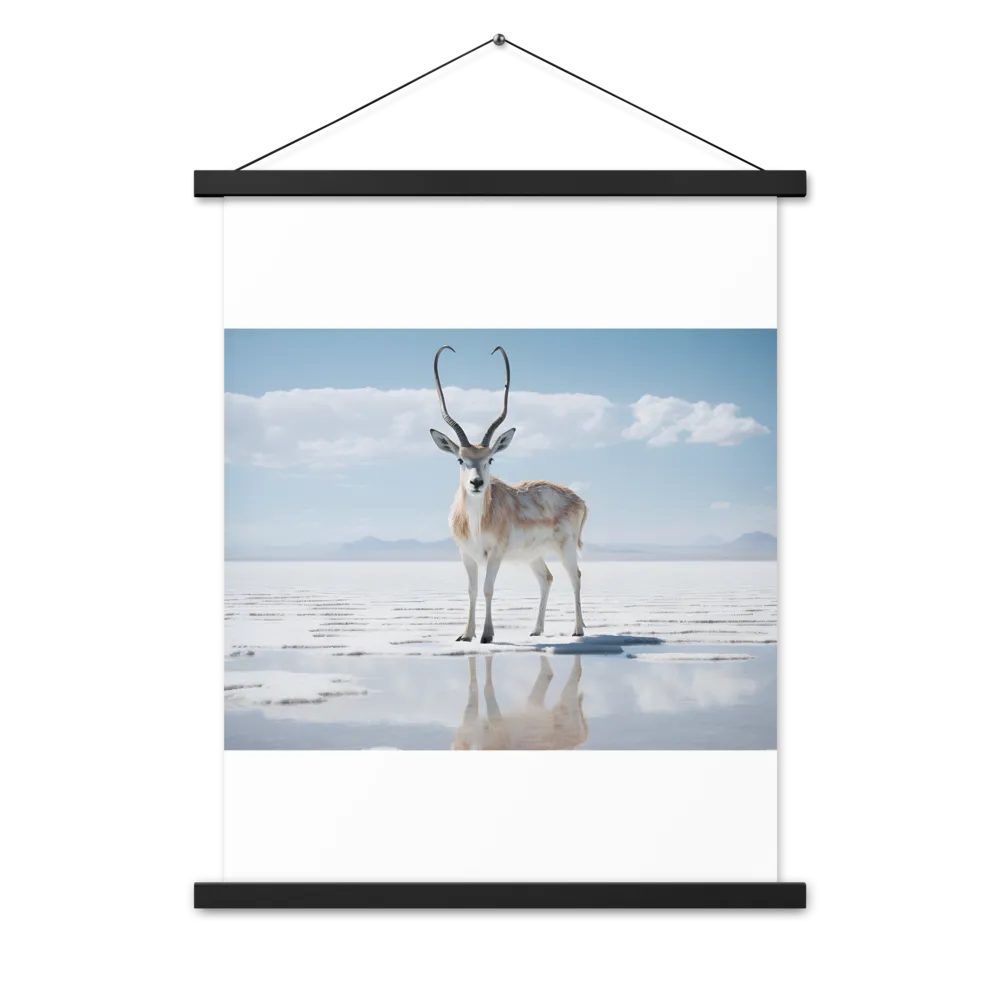 Reflection of Serenity | Poster With Black Wood Hanger | 18″×24″