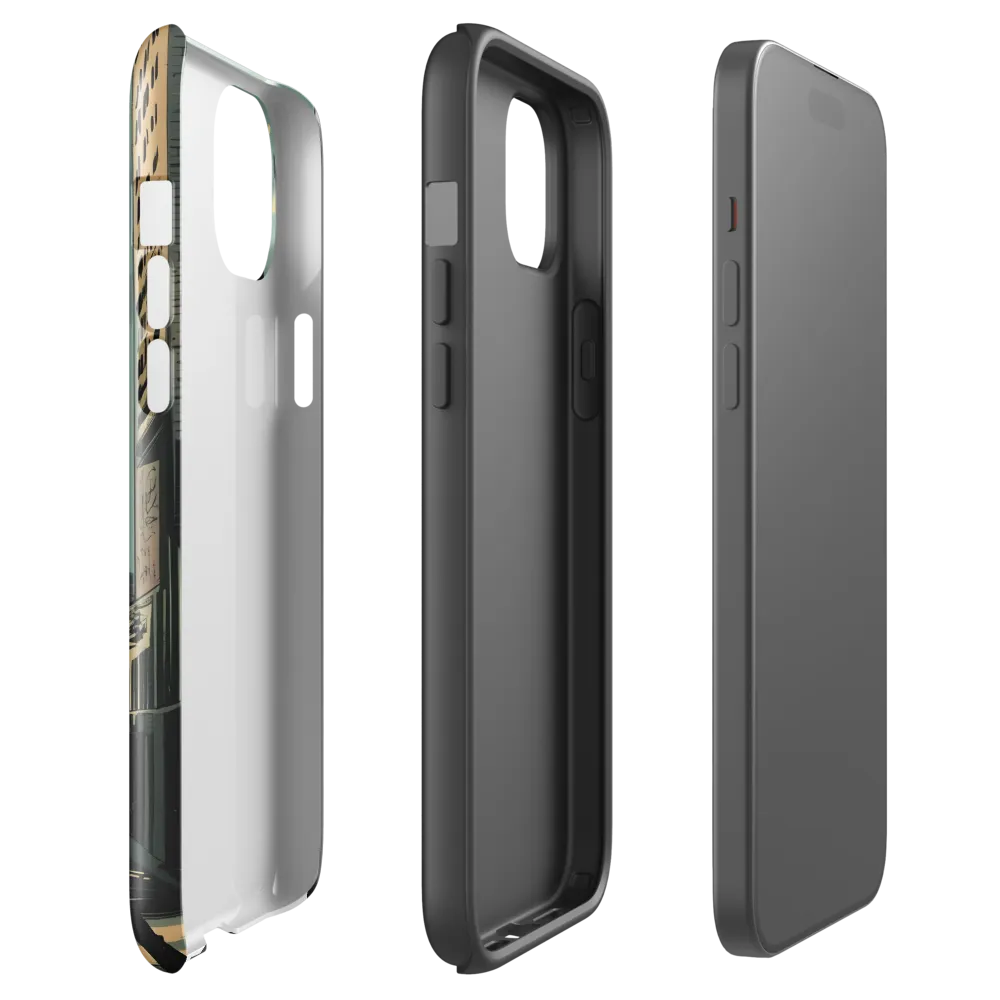 Shadows of Intrigue | Phone Case |  15 Plus | Tough Case | Glossy
