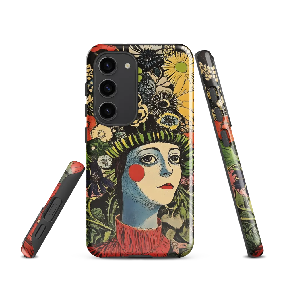 Floral Whimsy: A Portrait of Nature's Embrace