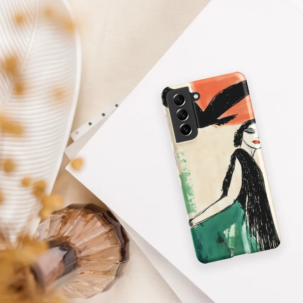 Elegance in Flight | Phone Case |  S21 | Snap Case | Matte