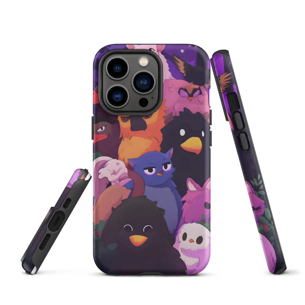 Whimsical Avian Gathering