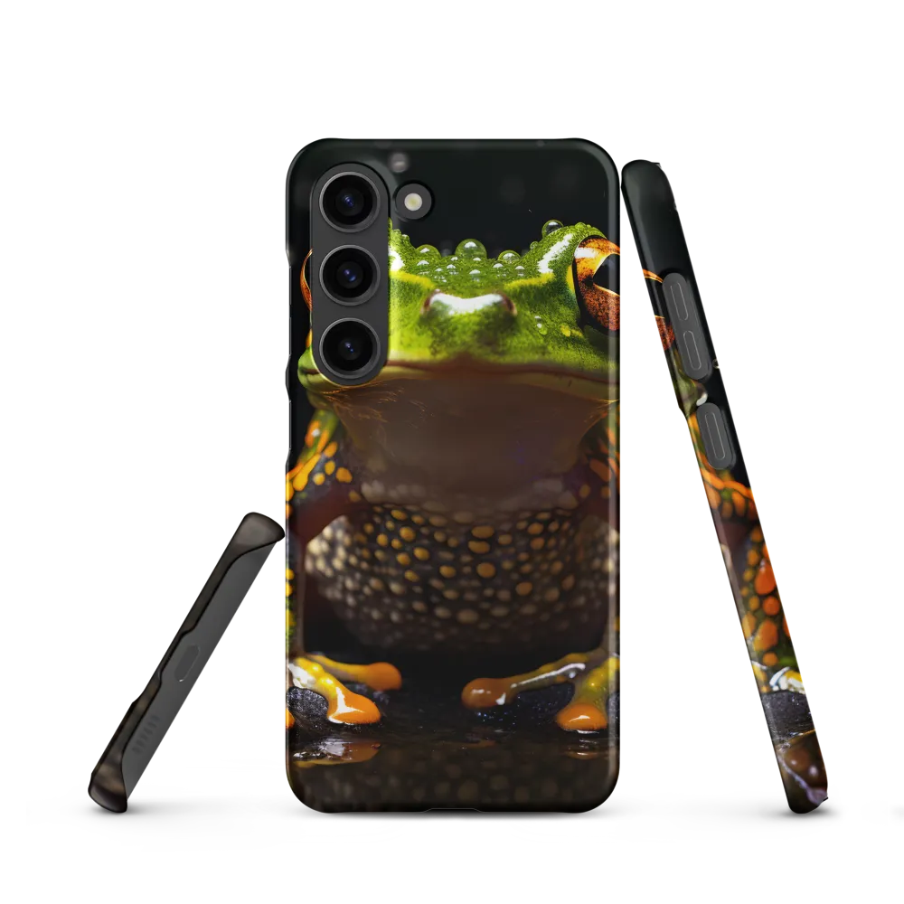 Emerald Elegance: The Frog in Focus