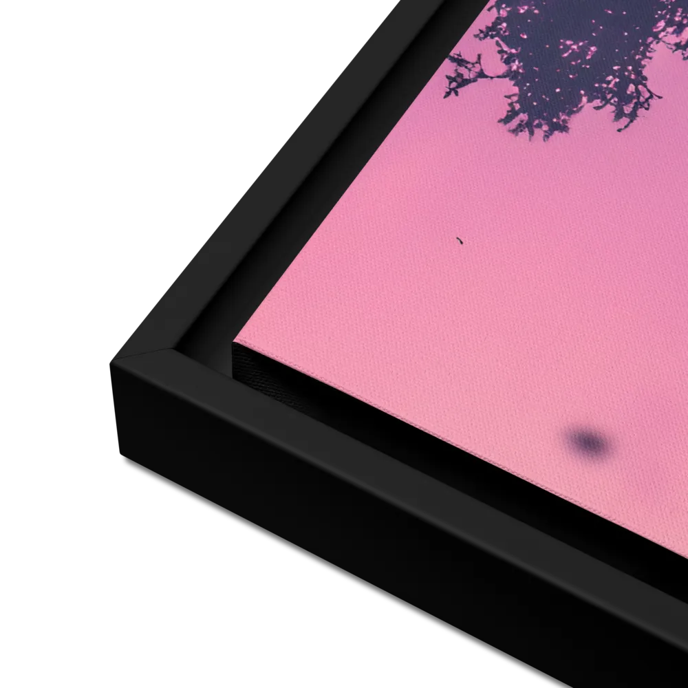 Solitude on the Edge | Canvas with Black Frame | 18″×24″