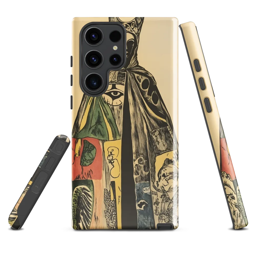 Mystical Cloak of Symbols | Phone Case |  S23 Ultra | Tough Case | Glossy