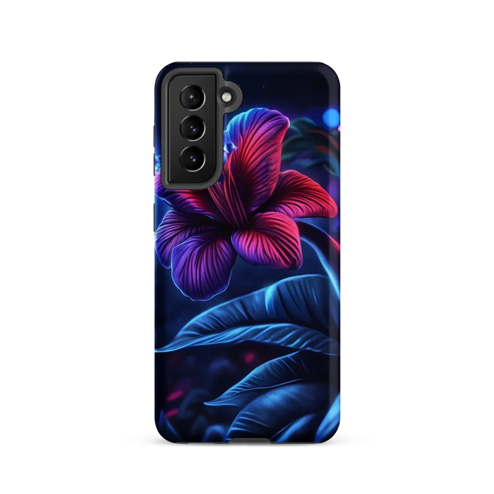 Illuminated Serenity: The Surreal Blossom
