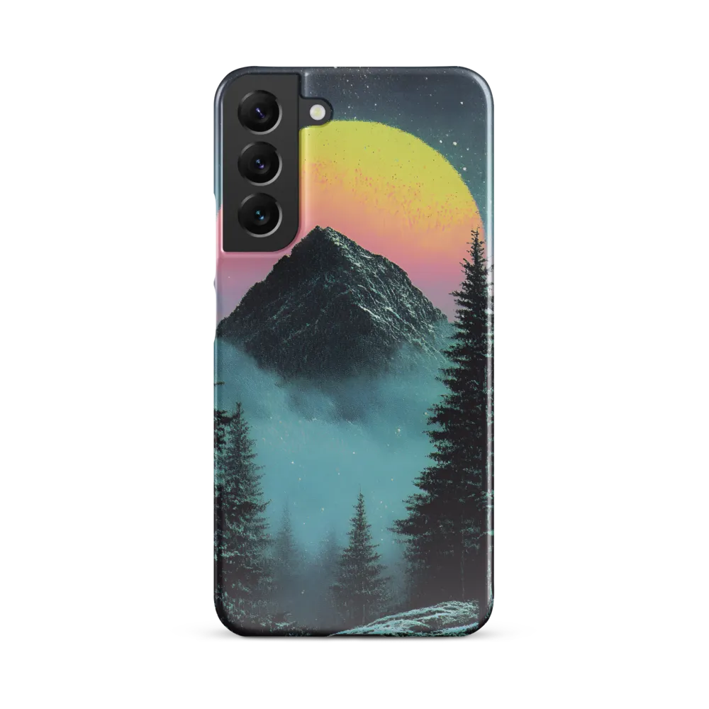 Ethereal Peaks Under Celestial Lights