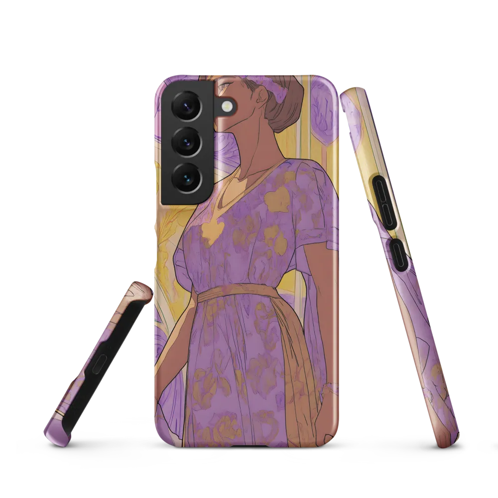 Elegance in Floral Harmony | Phone Case |  S22 | Snap Case | Matte