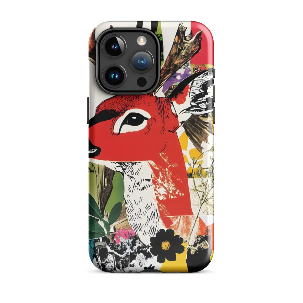 Vibrant Harmony: The Deer in Nature | Phone Case |  15 Pro Max | Tough Case | Glossy