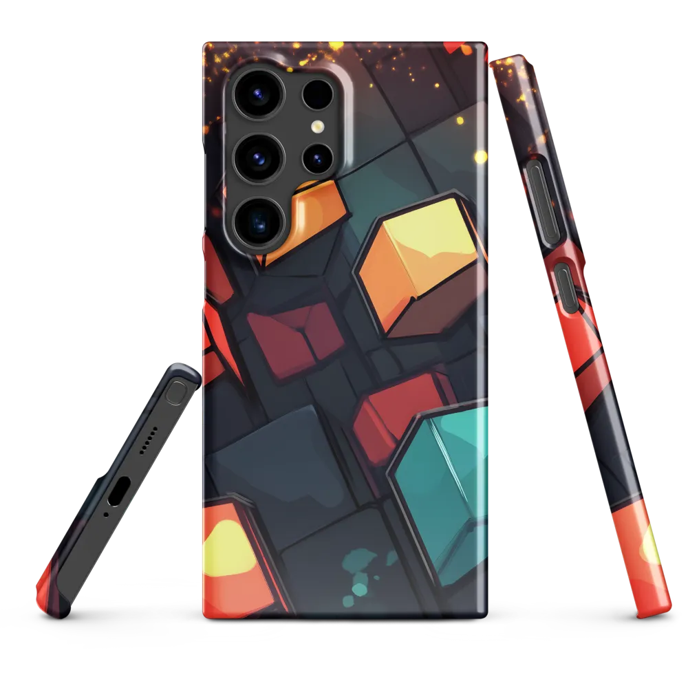 Illuminated Geometry | Phone Case |  S24 Ultra | Snap Case | Glossy