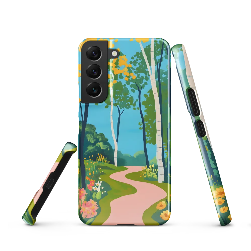 The Winding Path of Nature | Phone Case |  S22 | Snap Case | Glossy