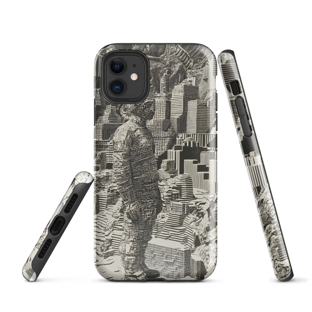 Contemplation in an Abstract Landscape | Phone Case |  11 | Tough Case | Glossy