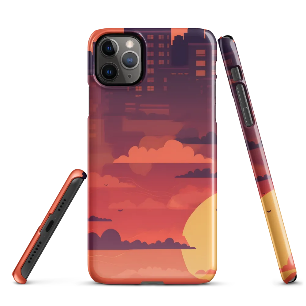 Urban Dusk: A Symphony of Cityscapes | Phone Case |  11 Pro Max | Snap Case | Glossy