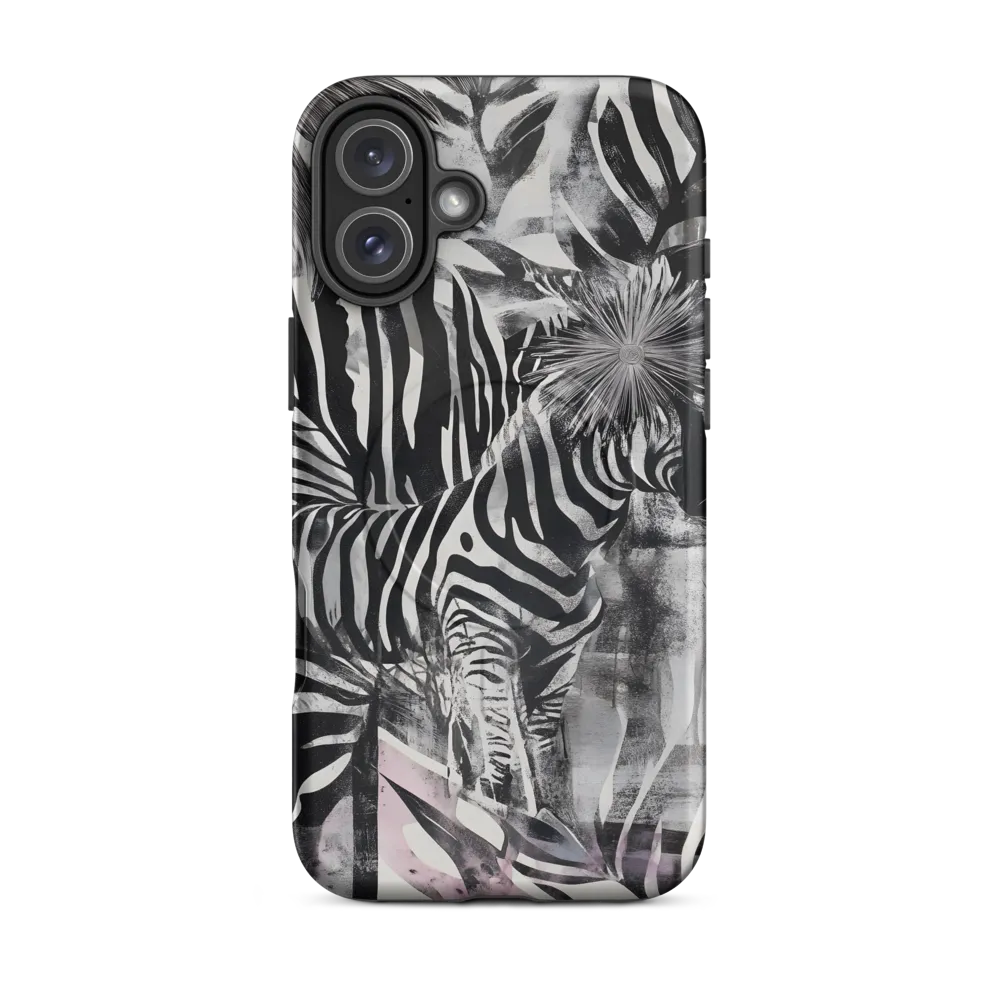 Zebra in the Jungle of Illusions | Phone Case |  16 Plus | MagSafe® Tough Case | Matte