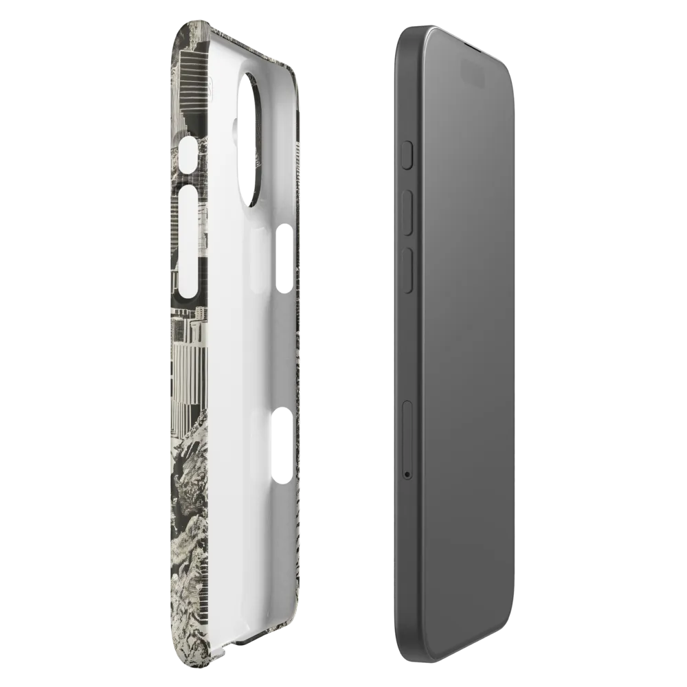 Contemplation in an Abstract Landscape | Phone Case |  16 Plus | Snap Case | Matte