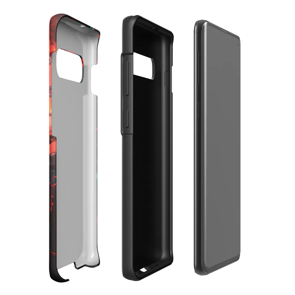 Fragmented Mind: The Silent Struggle | Phone Case |  S10 Plus | Tough Case | Matte