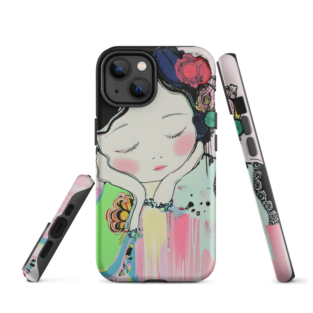 Whispers of Contemplation | Phone Case |  14 | Tough Case | Matte