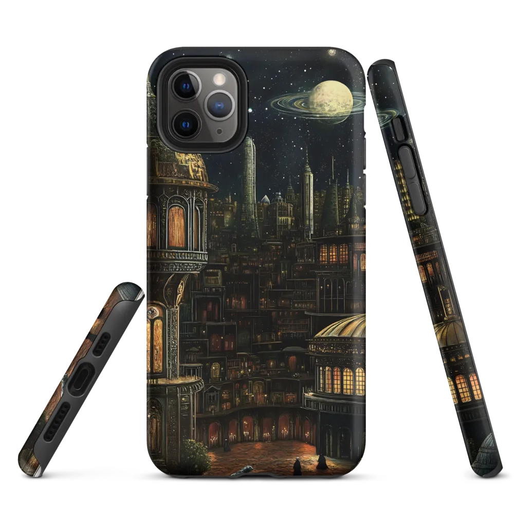 Celestial Enigma: A Surreal Cityscape