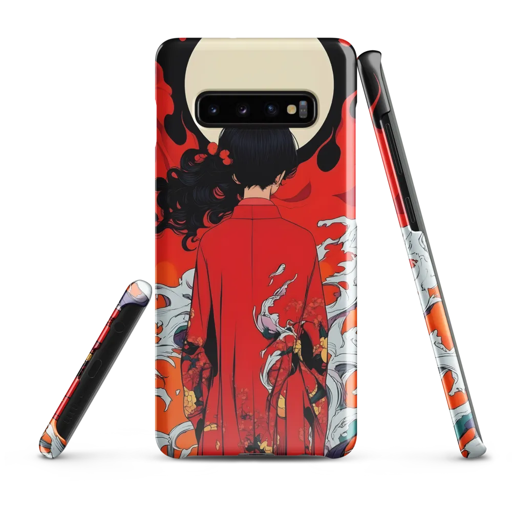 Ethereal Whispers of Flame and Water | Phone Case |  S10 Plus | Snap Case | Glossy