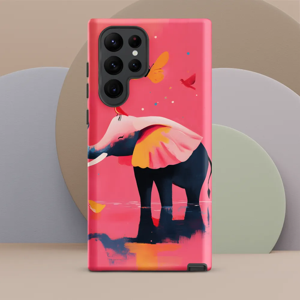 Whimsical Serenity: The Playful Elephant