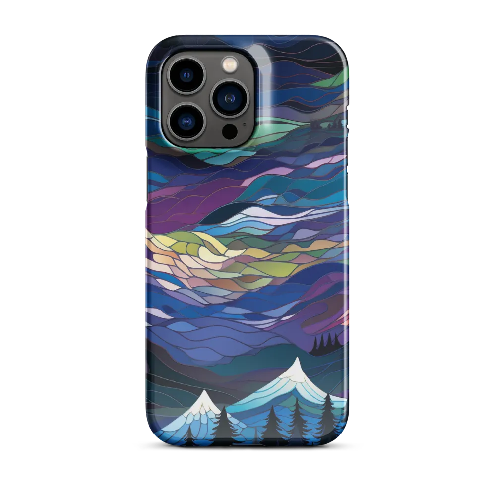 Twilight Peaks: An Abstract Mountain Landscape