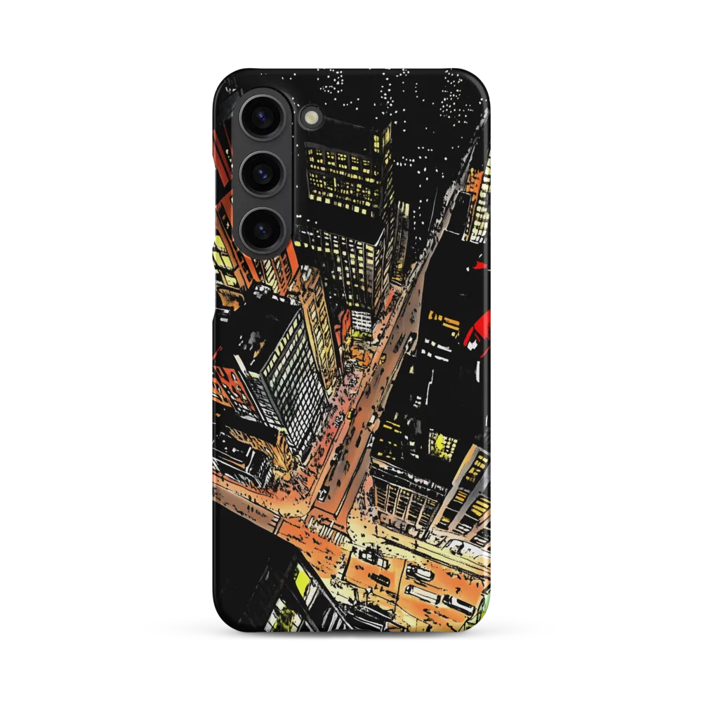 Urban Nightscape: A Bird's-eye View