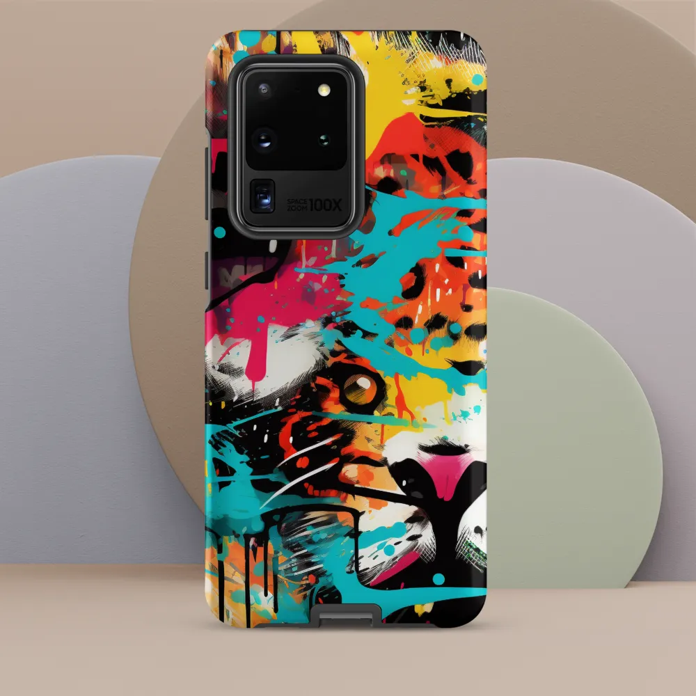 Fierce Fusion: Tiger and Lion in Graffiti