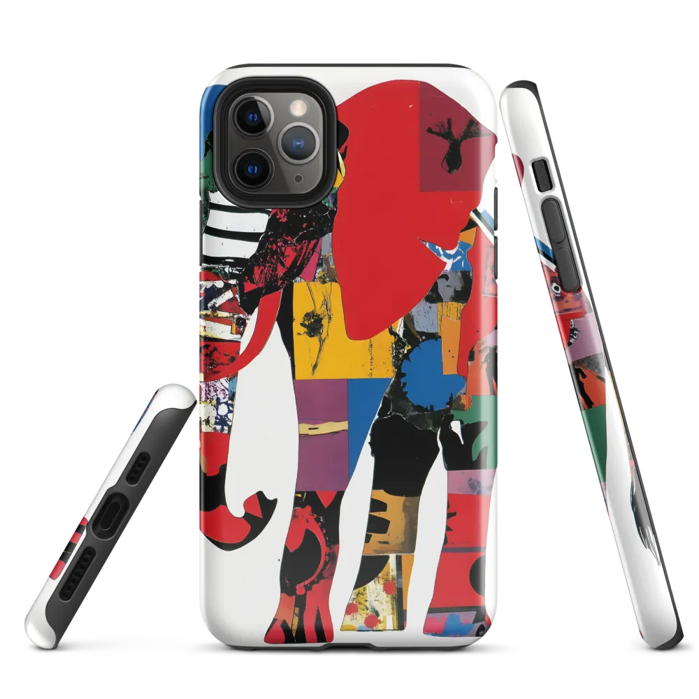 The Colorful Majesty of the Elephant | Phone Case |  11 Pro Max | Tough Case | Glossy