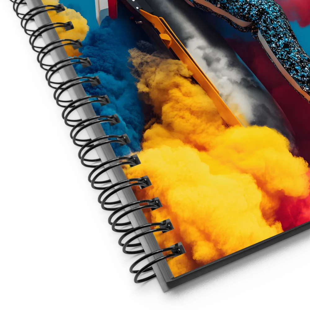 Lift Off: A Colorful Cosmic Journey | Spiral Notebook